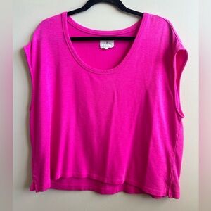 Lou and Grey Pink Sleeveless Shirt XL